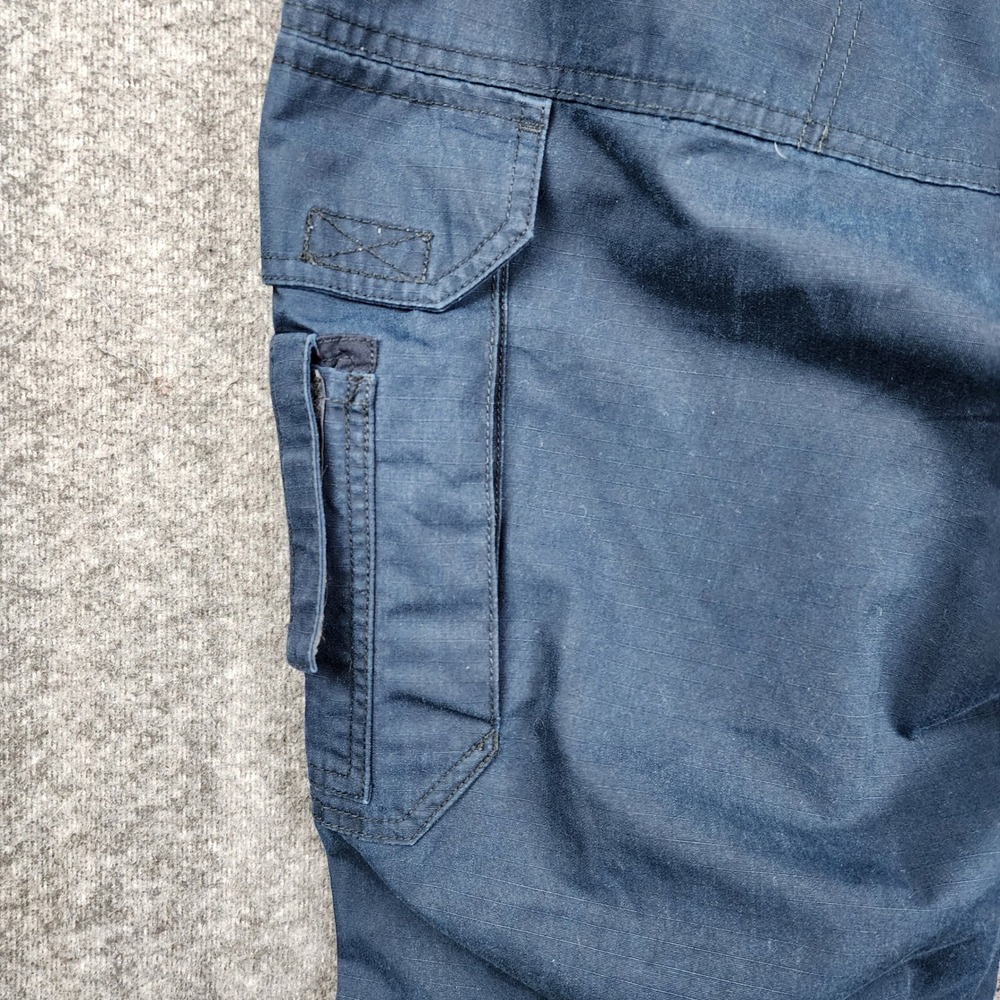 5.11 Tactical‎ Cargo Pants Mens 40x33 Navy Blue Ripstop Multi-Pocket Utility - Picture 14 of 16